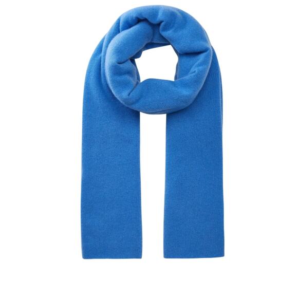 White & Warren Blue Canvas Cashmere Travel Wrap One Size - Picture 6 of 6